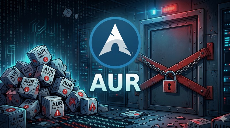 AUR : plus de 1 500 paquets compromis, Arch Linux ferme les inscriptions